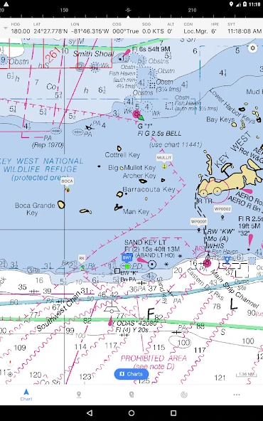 iNavX nautical chart