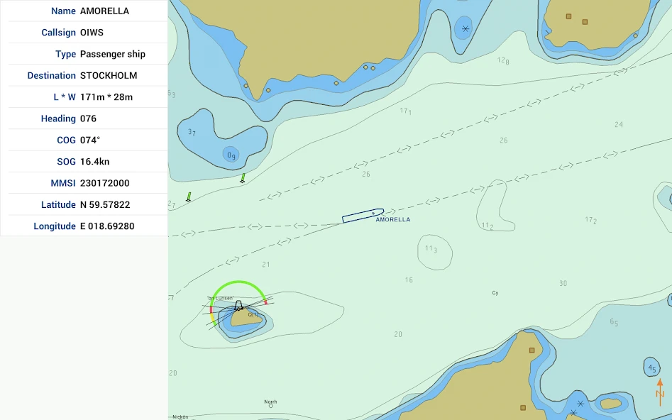 Seapilot vessel information
