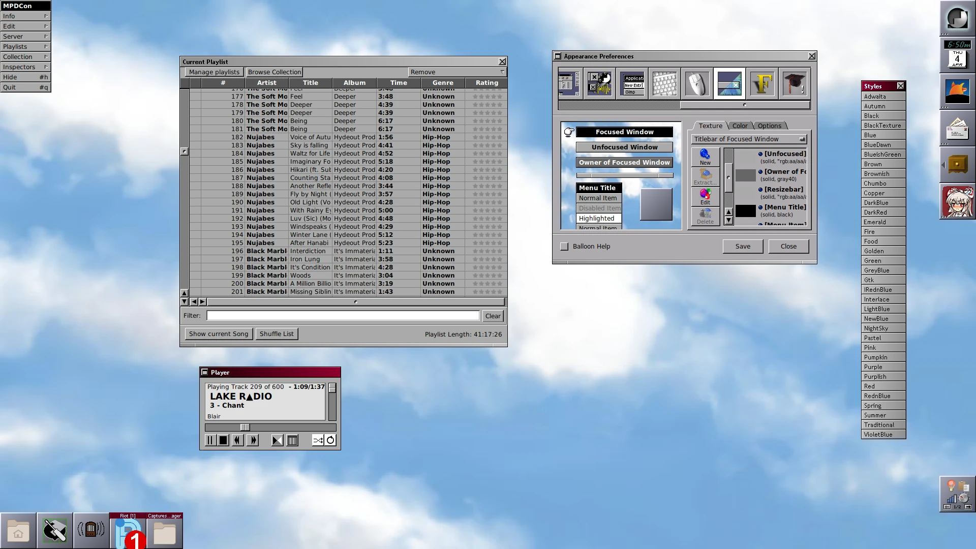 Window Maker desktop preferences